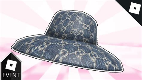 roblox gucci denim wide brim hat|gucci hat roblox.